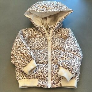 Rylee + Cru Puffer Hooded Jacket 12-18 months